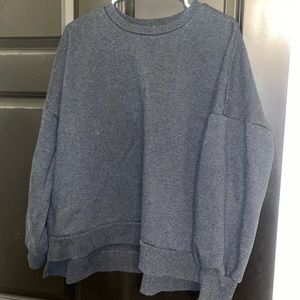 Zenana Sweatshirt- had pockets- dark navy blue